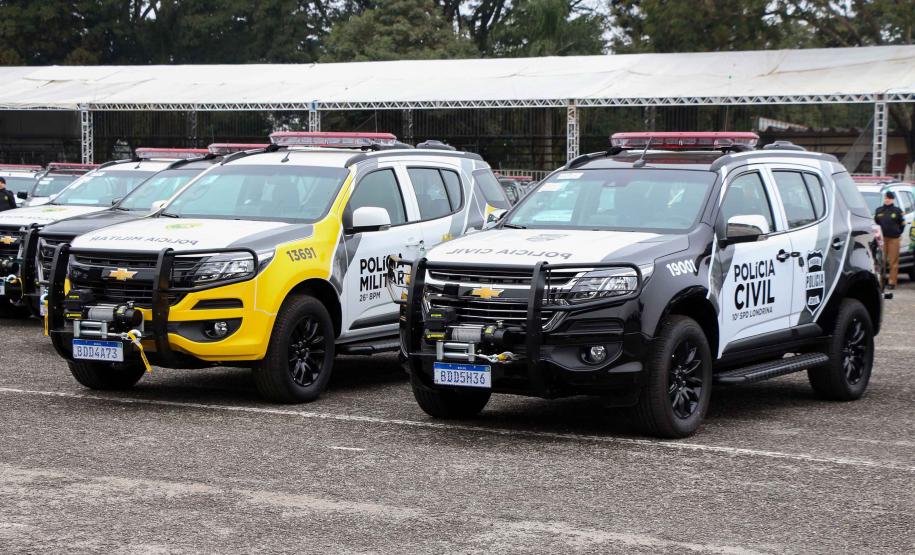 São José do Pinhais, 10 de julho de 2019. Entrega de Viaturas na APMG