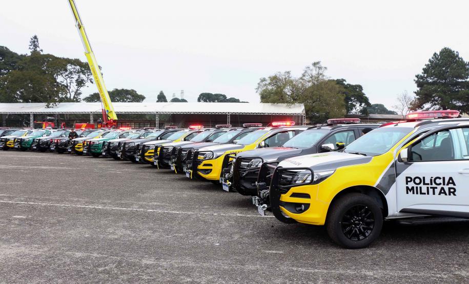 São José do Pinhais, 10 de julho de 2019. Entrega de Viaturas na APMG