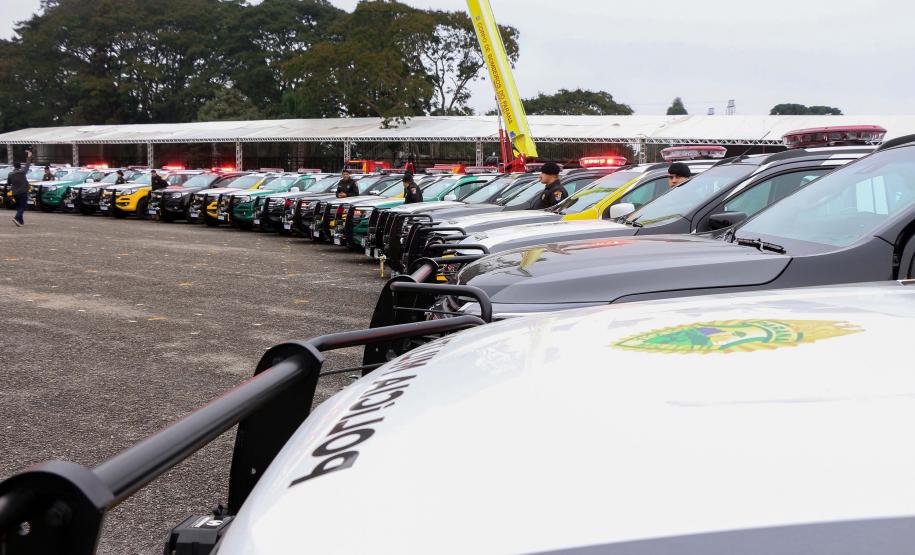 São José do Pinhais, 10 de julho de 2019. Entrega de Viaturas na APMG