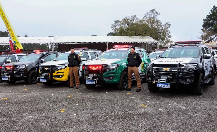 São José do Pinhais, 10 de julho de 2019. Entrega de Viaturas na APMG