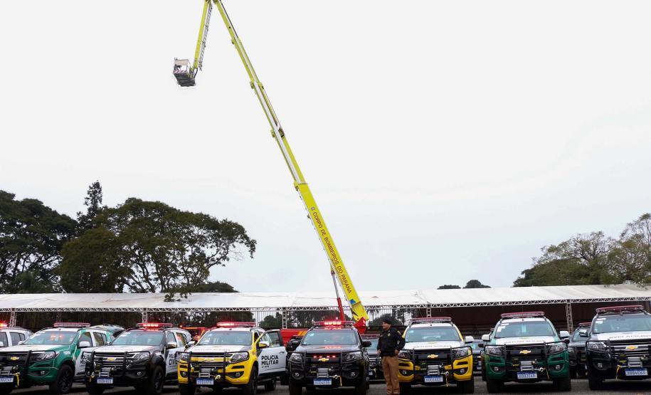 São José do Pinhais, 10 de julho de 2019. Entrega de Viaturas na APMG