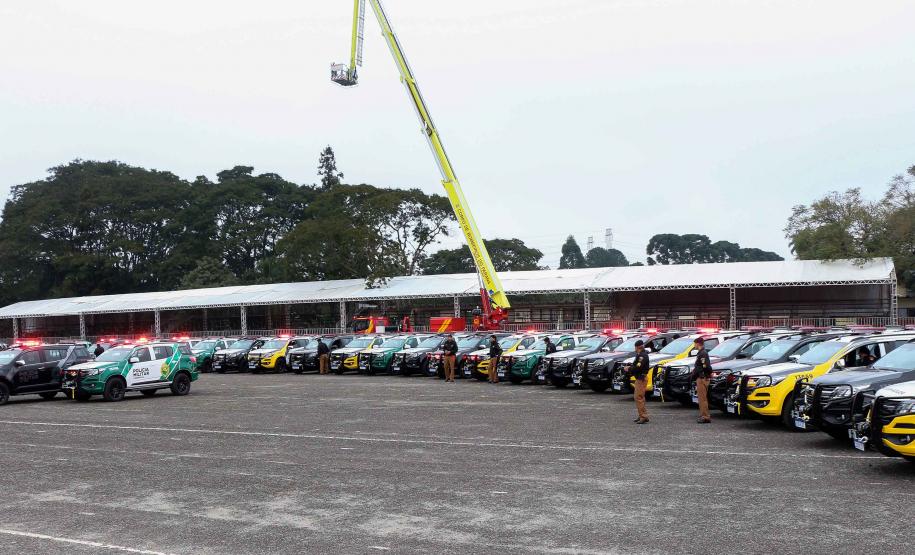 São José do Pinhais, 10 de julho de 2019. Entrega de Viaturas na APMG