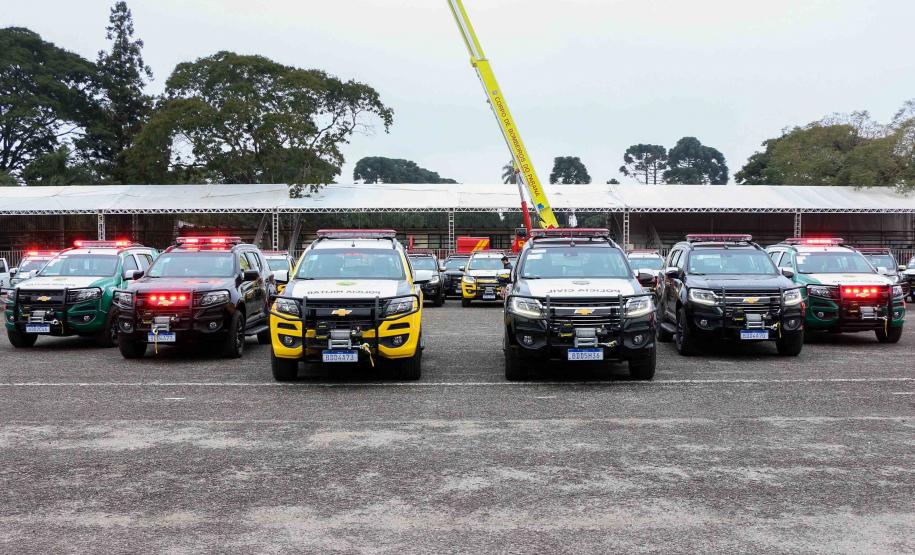 São José do Pinhais, 10 de julho de 2019. Entrega de Viaturas na APMG