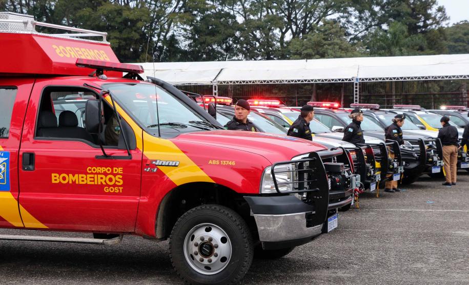 São José do Pinhais, 10 de julho de 2019. Entrega de Viaturas na APMG