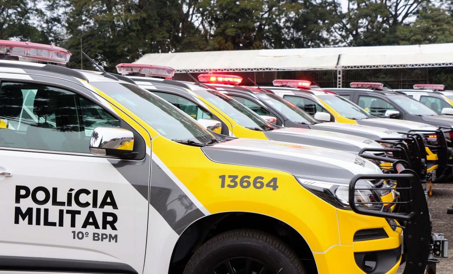 São José do Pinhais, 10 de julho de 2019. Entrega de Viaturas na APMG