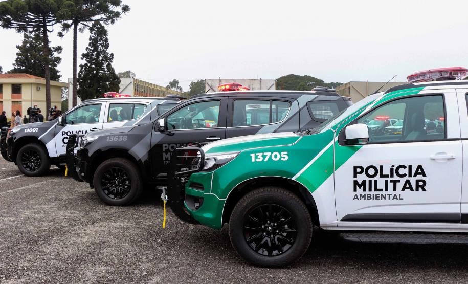 São José do Pinhais, 10 de julho de 2019. Entrega de Viaturas na APMG