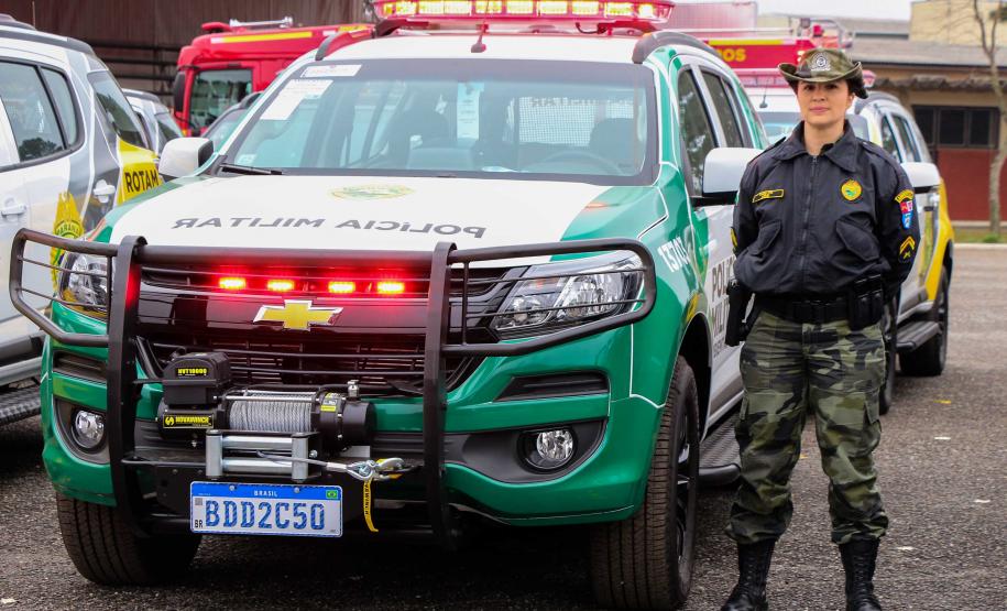 São José do Pinhais, 10 de julho de 2019. Entrega de Viaturas na APMG
