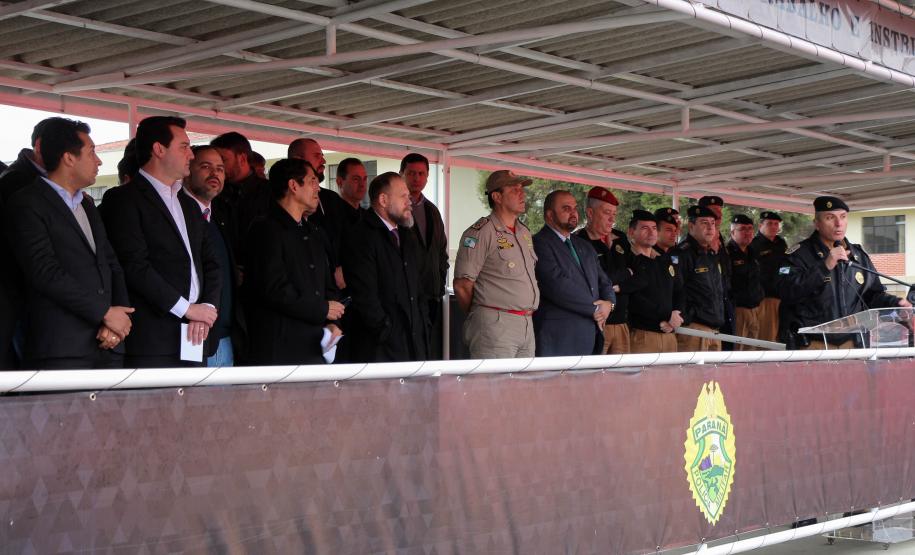 São José do Pinhais, 10 de julho de 2019. Entrega de Viaturas na APMG
