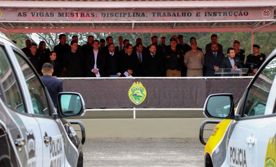 São José do Pinhais, 10 de julho de 2019. Entrega de Viaturas na APMG