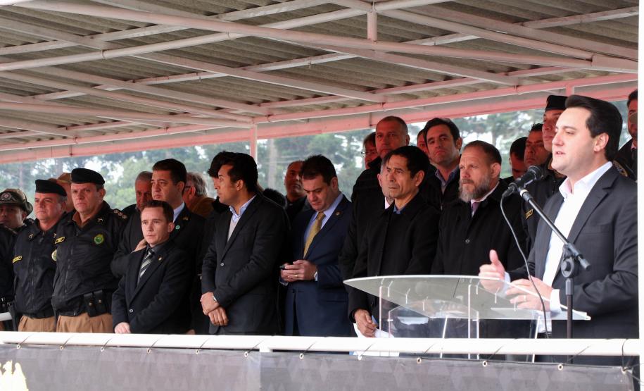 São José do Pinhais, 10 de julho de 2019. Entrega de Viaturas na APMG