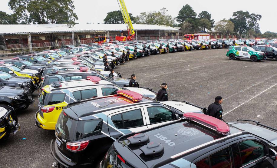 São José do Pinhais, 10 de julho de 2019. Entrega de Viaturas na APMG