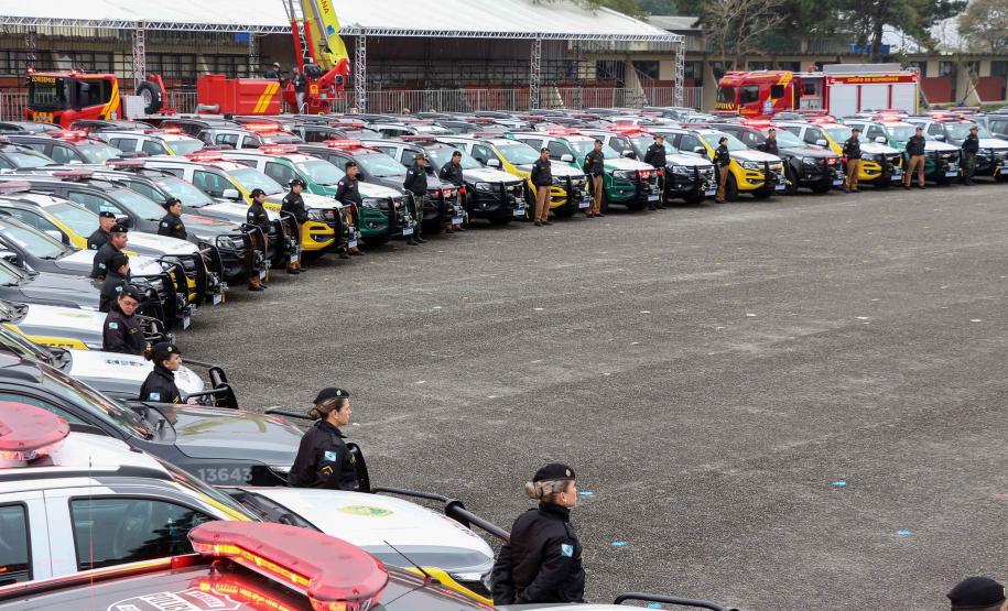 São José do Pinhais, 10 de julho de 2019. Entrega de Viaturas na APMG