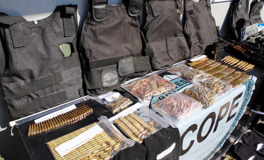 Curitiba, 10 de julho de 2019. Prisão de Qaudrilha que Assaltava Bancos