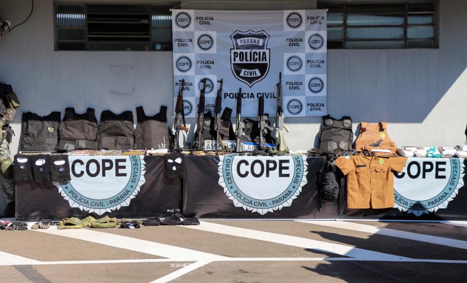 Curitiba, 10 de julho de 2019. Prisão de Qaudrilha que Assaltava Bancos