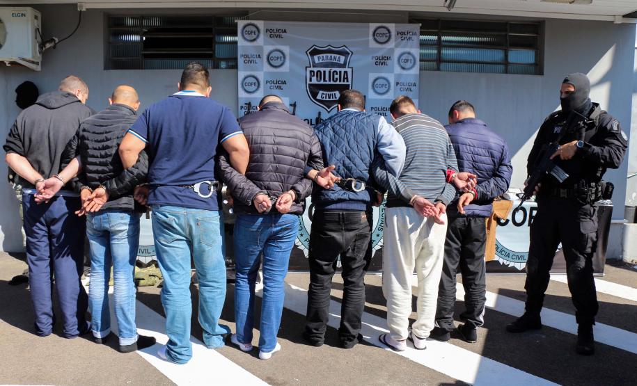 Curitiba, 10 de julho de 2019. Prisão de Qaudrilha que Assaltava Bancos