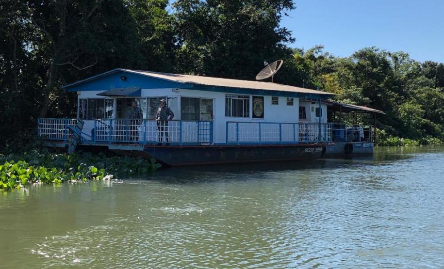 Rio Paraná tem reforço de policiamento pelo BPFron para combater crimes transfronteiriços Rio Paraná tem reforço de policiamento pelo BPFron para combater crimes transfronteiriços