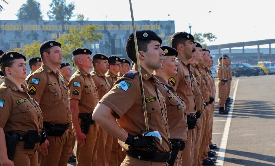 São José dos Pinhais, 12 de julho de 2019. Solenidade em Comemoração ao Aniversário do 17º BPM.