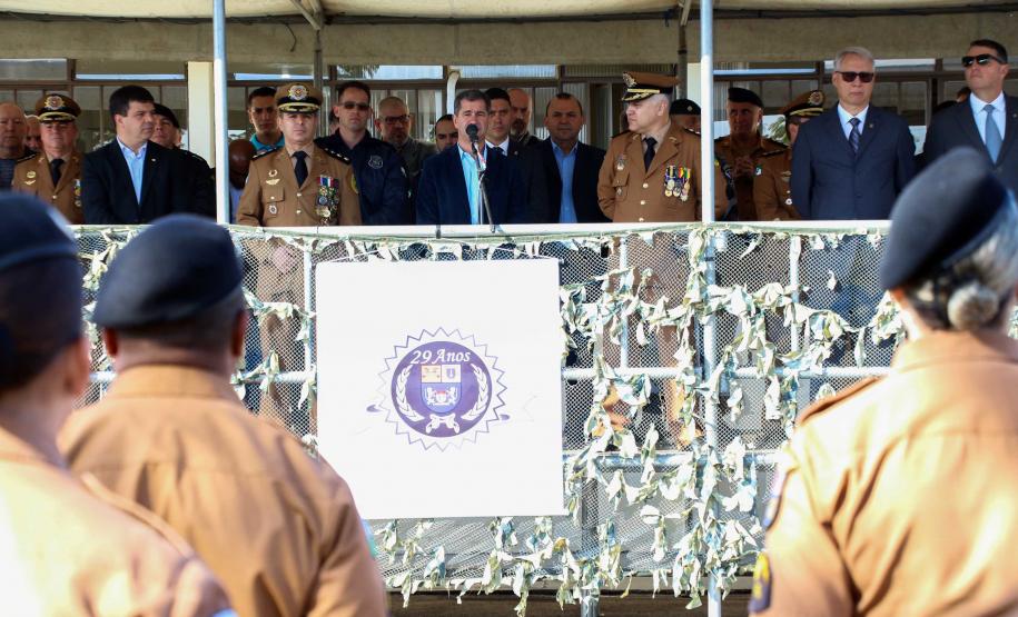 São José dos Pinhais, 12 de julho de 2019. Solenidade em Comemoração ao Aniversário do 17º BPM.