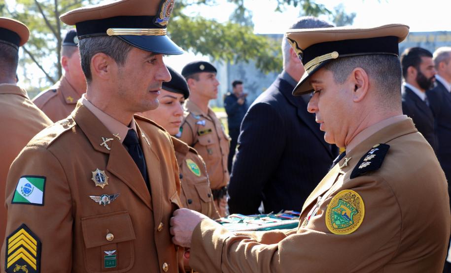 São José dos Pinhais, 12 de julho de 2019. Solenidade em Comemoração ao Aniversário do 17º BPM.