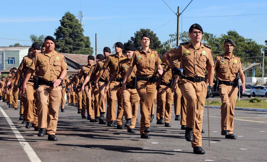 São José dos Pinhais, 12 de julho de 2019. Solenidade em Comemoração ao Aniversário do 17º BPM.
