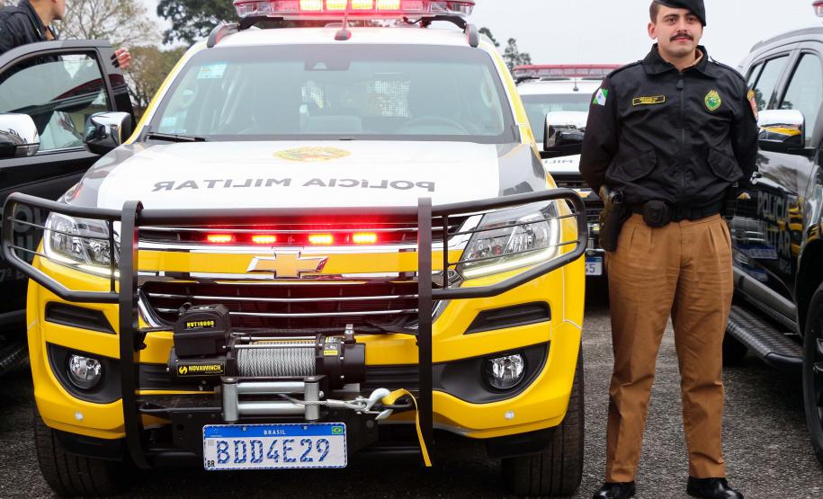 PAUTA DIA 15/08 - 13h30 - Governador entrega novas viaturas para as polícias Militar e Civil em Pato Branco e região PAUTA DIA 15/08 - 13h30 - Governador entrega novas viaturas para as polícias Militar e Civil em Pato Branco e região