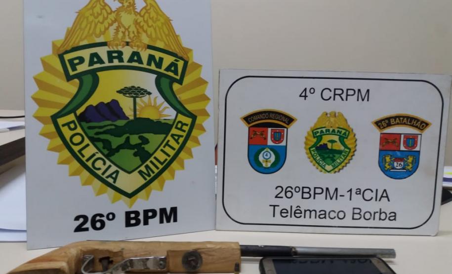 Após roubo, homem é preso pela PM na cidade de Telêmaco Borba, nos Campos Gerais Após roubo, homem é preso pela PM na cidade de Telêmaco Borba, nos Campos Gerais