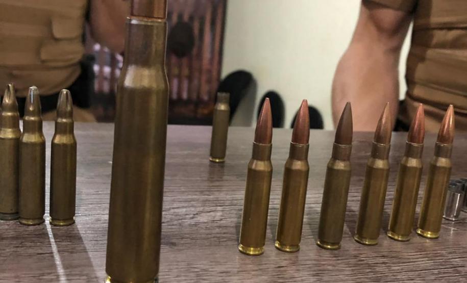 Após denúncia, PM apreende diversas munições de vários calibre na cidade de Corbélia, no Oeste do estado Após denúncia, PM apreende diversas munições de vários calibre na cidade de Corbélia, no Oeste do estado