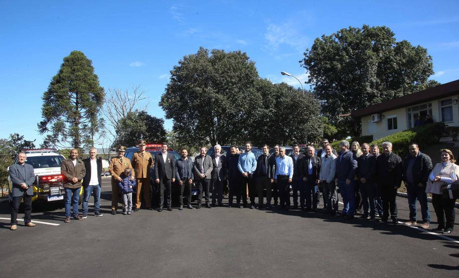 Novas viaturas reforçam ações policiais na região de Pato Branco Novas viaturas reforçam ações policiais na região de Pato Branco