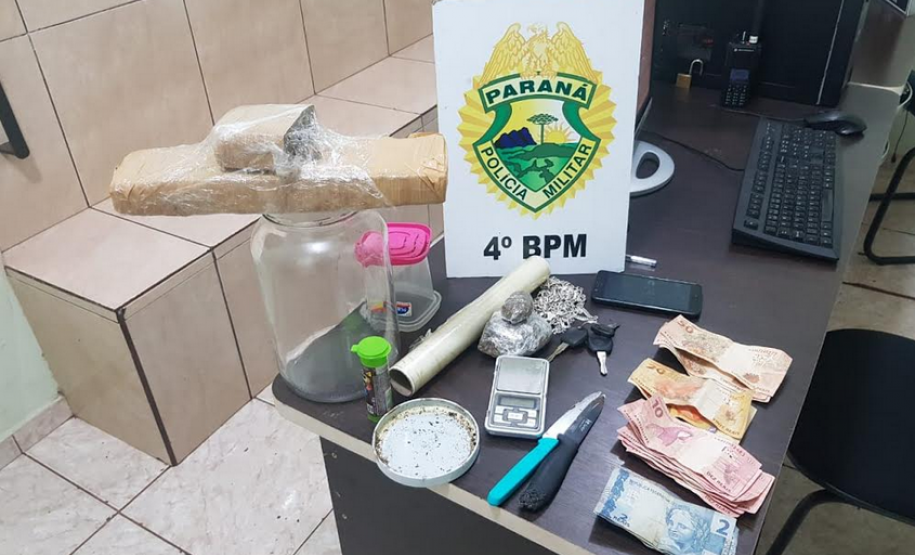 Ações da PM resultam em cinco pessoas presas no mesmo dia em Sarandi e Maringá, no Noroeste do Paraná