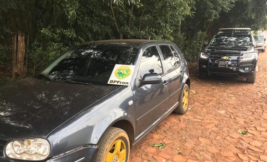 Durante Operação Hórus Sul, BPFron recupera veículo roubado um dia antes no Oeste do estado Durante Operação Hórus Sul, BPFron recupera veículo roubado um dia antes no Oeste do estado