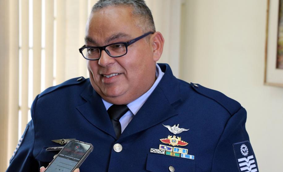 Curitiba, 19 de julho de 2019. Comandante-Geral da PMPR é condecorado pelo Instituto Boina Azul. Foto: Sgt Dário, da Força Aérea Brasileira.