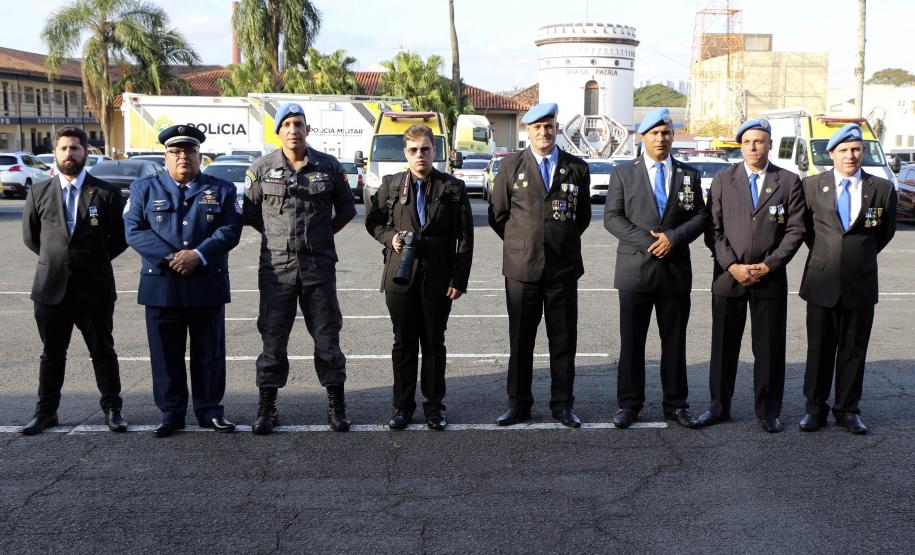 Curitiba, 19 de julho de 2019. Comandante-Geral da PMPR é condecorado pelo Instituto Boina Azul.