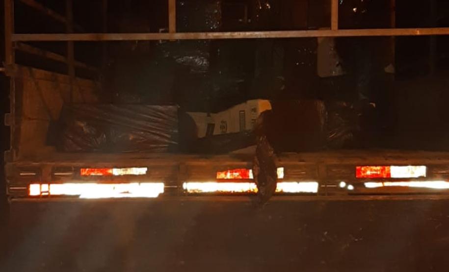 Atividades intensas do BPFron resultam em mais de R$ 1 milhão em produtos contrabandeados apreendidos Atividades intensas do BPFron resultam em mais de R$ 1 milhão em produtos contrabandeados apreendidos