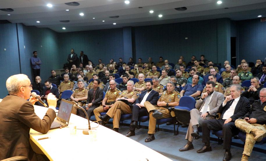 Foz do Iguaçú, 25 de julho de 2019. Simpósio de Operações Policiais Militares de Fronteira.