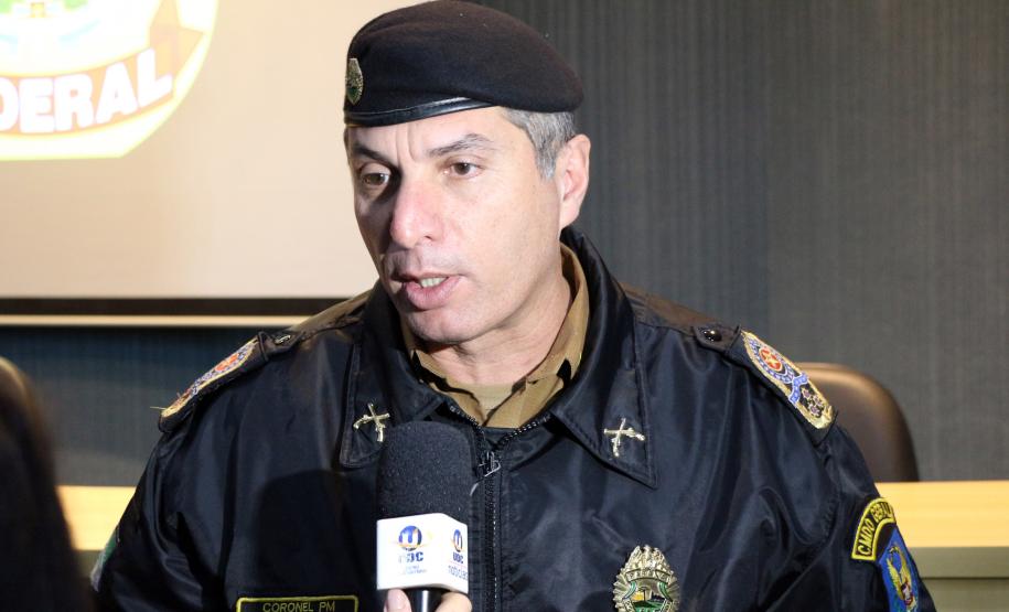 Foz do Iguaçu, 25 de julho de 2019. Simpósio de Operações Policiais Militares de Fronteira. Foto: Cel. QOPM Péricles de Matos, Comandante-Geral da PMPR.