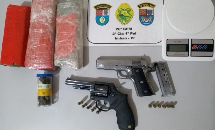 Em ação conjunta entre Polícia Militar e Civil, são encaminhados dois homens com Mandado de Prisão em Imbaú, no interior do Paraná