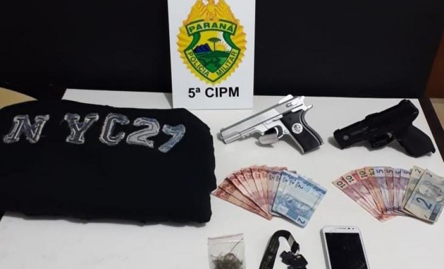 Casal é preso pouco depois de praticar roubo a posto de combustível, em Cianorte (PR)