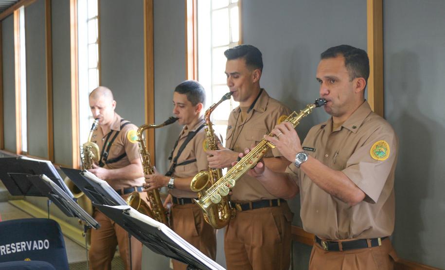 Curitiba, 30 de julho de 2019.  Passagem de Comando Diretoria de Finanças. Foto: Banda da Policia Militar.