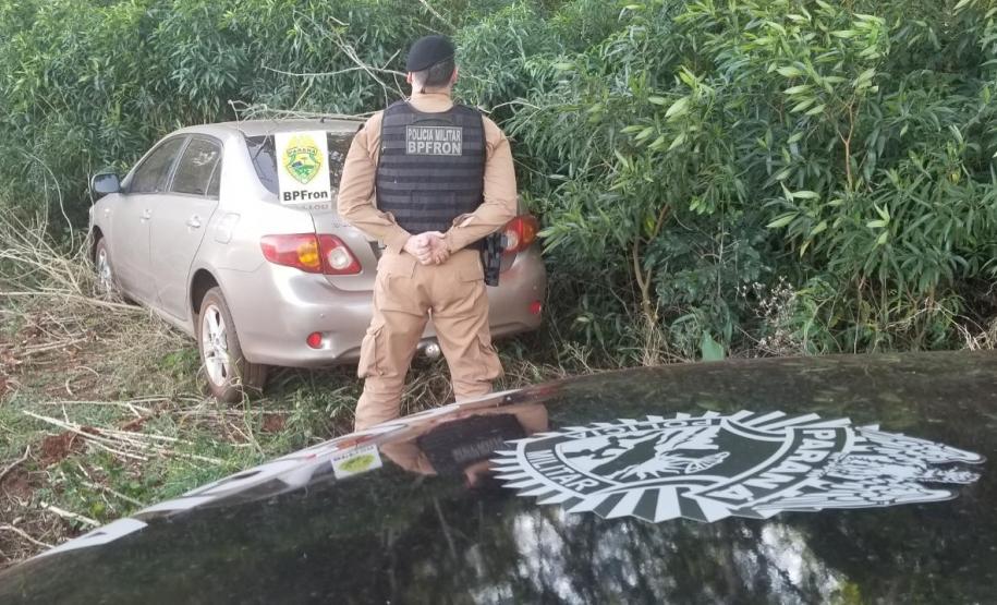 BPFron apreende veículo com alerta de furto em Guaíra (PR)