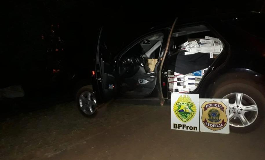 Mais de 20 mil pacotes de cigarros são apreendidos pelo BPFron durante operações policiais no Oeste do estado