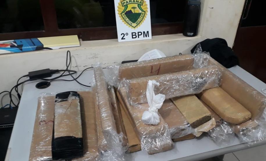 Mais de 18 quilos de maconha e crack são apreendidos por policiais militares no Norte Pioneiro