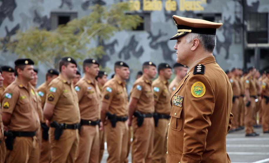 São José dos Pinhais, 02 de agosto de 2019.  Passagem de Comando do 6º CRPM. Foto: Cel. QOPM Valterlei Mattos, Comandante substituído.