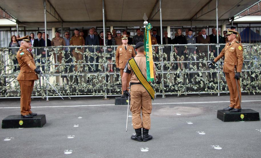 Comando Regional responsável pela coordenação do policiamento da RMC e Litoral recebe novo comandante durante solenidade em São José dos Pinhais