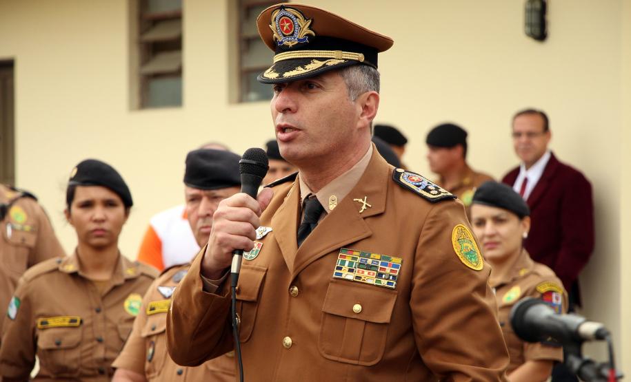 São José dos Pinhais, 02 de agosto de 2019.  Passagem de Comando do 6º CRPM. Foto: Cel. QOPM Pericles de Mattos, Comandante-Geral da PMPR.
