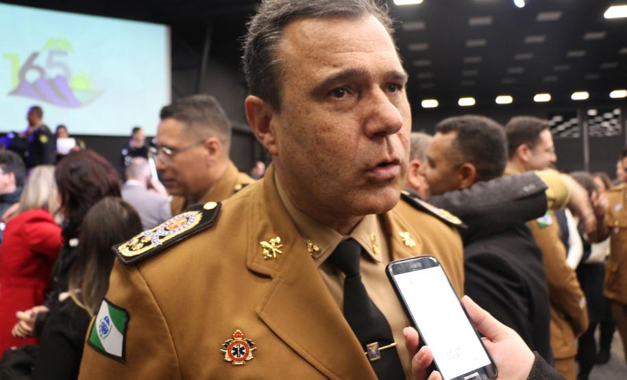 Curitiba, 04 de agosto de 2019.  Culto da Policia Militar Comunidade Alcance . Foto: entrevista Cel Prestes.