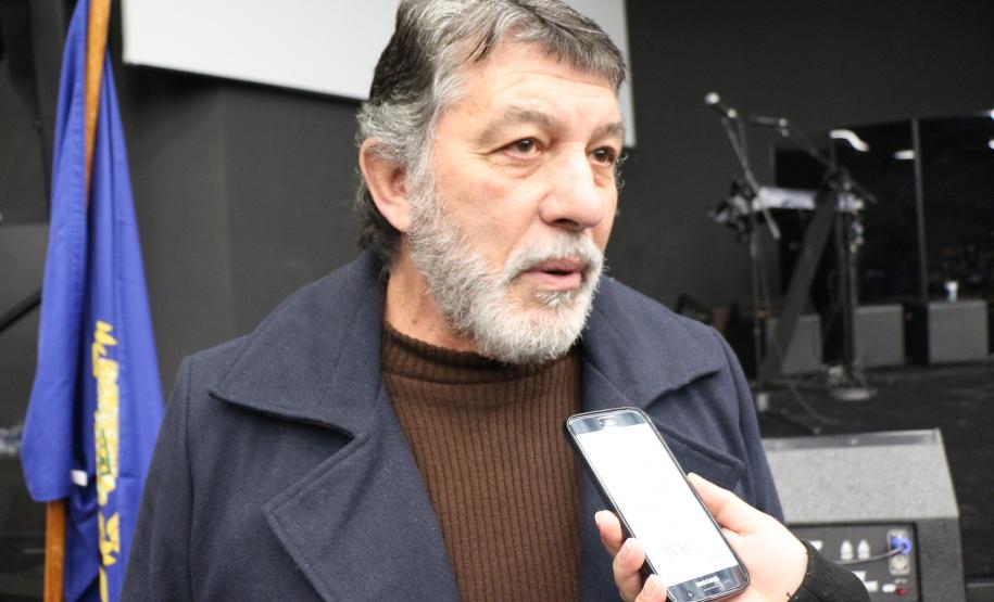 Curitiba, 04 de agosto de 2019.  Culto da Policia Militar Comunidade Alcance Foto: entrevista Cel. Porcidio.