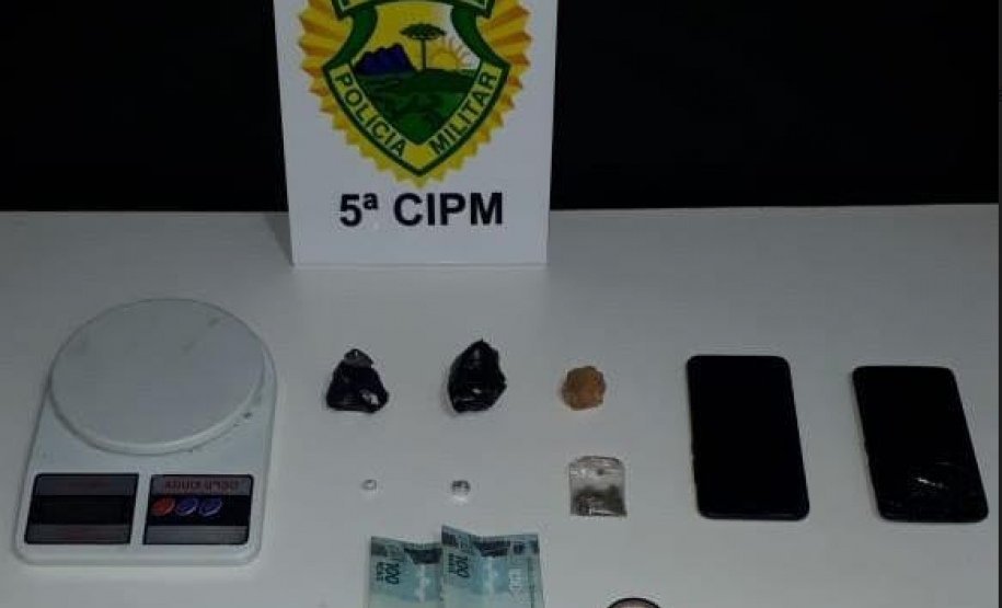 Dupla é presa por envolvimento com o tráfico de droga em Cianorte (PR), no Noroeste do Paraná