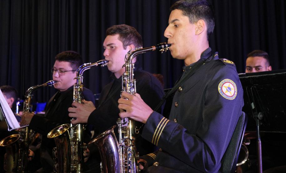 Curitiba, 06 de agosto de 2019. Concerto da Banda de Música do Colégio da Polícia Militar.