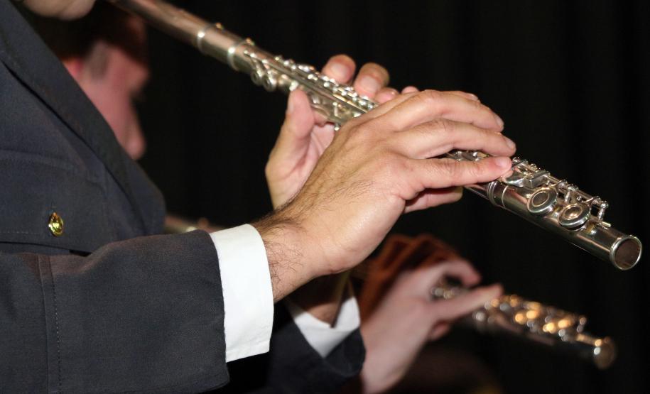 Curitiba, 06 de agosto de 2019. Concerto da Banda de Música do Colégio da Polícia Militar.