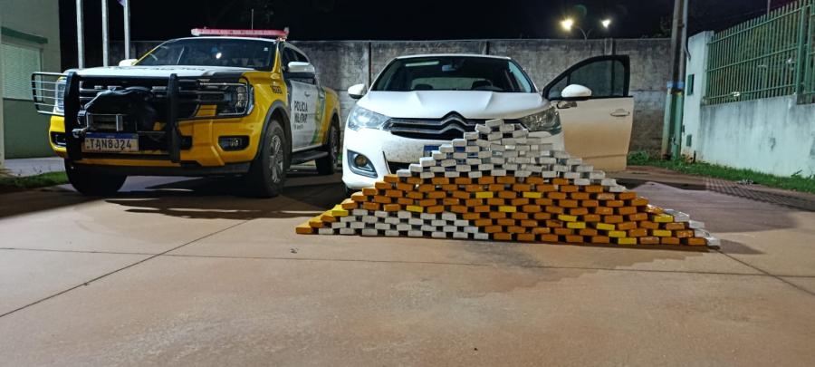 PMPR apreende mais de 350 kg de maconha em Alto Paraíso